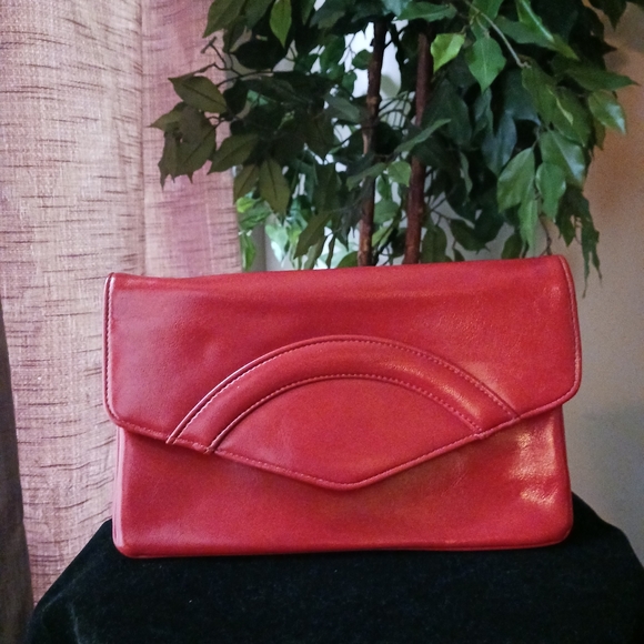 Vintage Bags Vintage Burnt Orange Clutch Poshmark